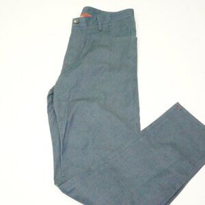 Isaia Napoli Lightweight Blue Cotton Blend Mens Denim Jeans Sz 48 Brand New